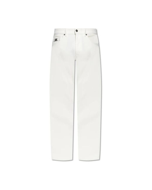 Versace Jeans Mit Schmal Zulaufenden Beinen in White für Herren