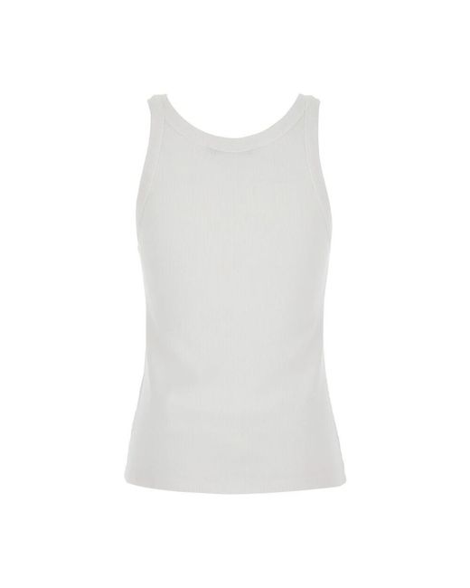 Sleeveless Tops di Grifoni in White