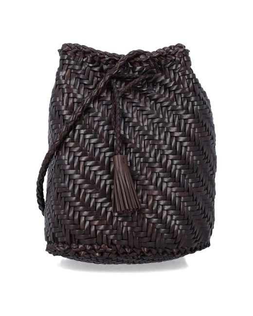 Dragon Diffusion Black Bucket Bags
