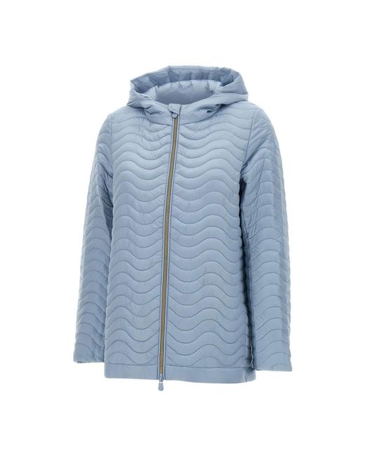 Save The Duck Sirena Down Jacket in het Blue