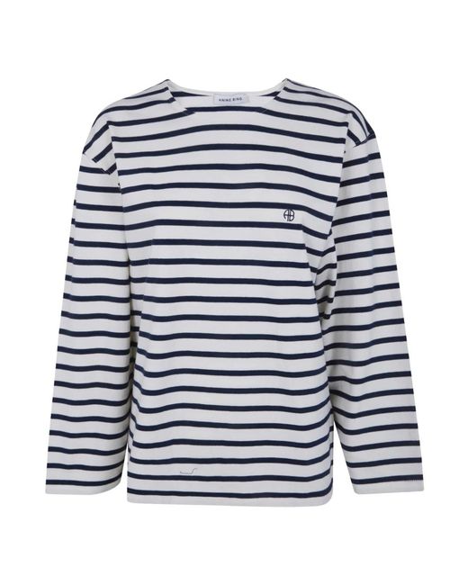 Anine Bing Newton Tee in het Blue