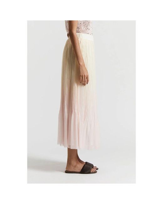 Midi Skirts Peserico de color Natural