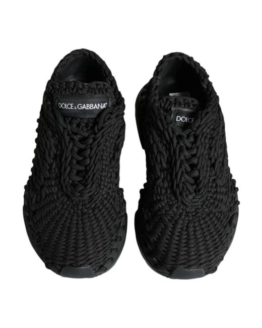 Dolce & Gabbana Black Sneakers