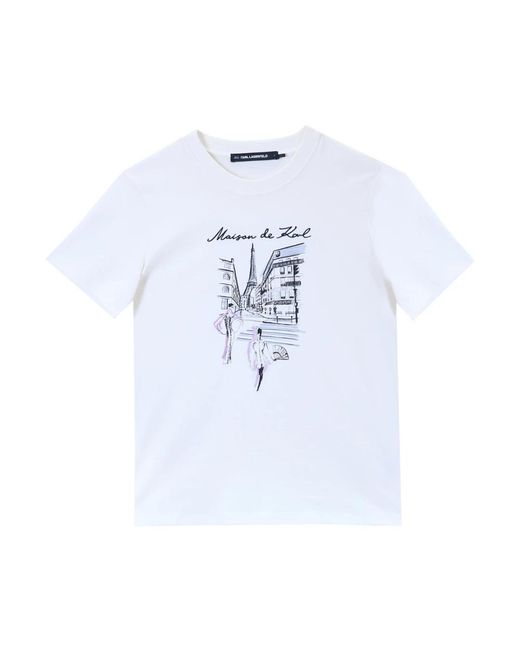 Karl Lagerfeld Blue T-Shirts