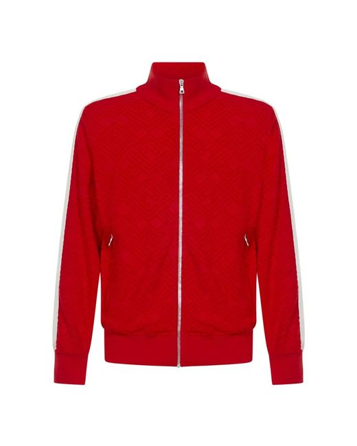 Palm Angels Red Zip-Throughs for men