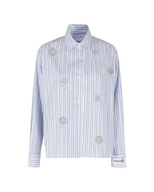 Shirts Des Phemmes de color Blue