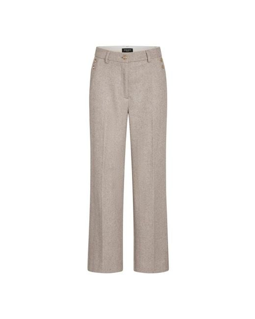 Bruuns Bazaar Wide Trousers in het Gray