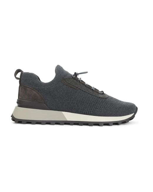 Brunello Cucinelli Blue Sneakers