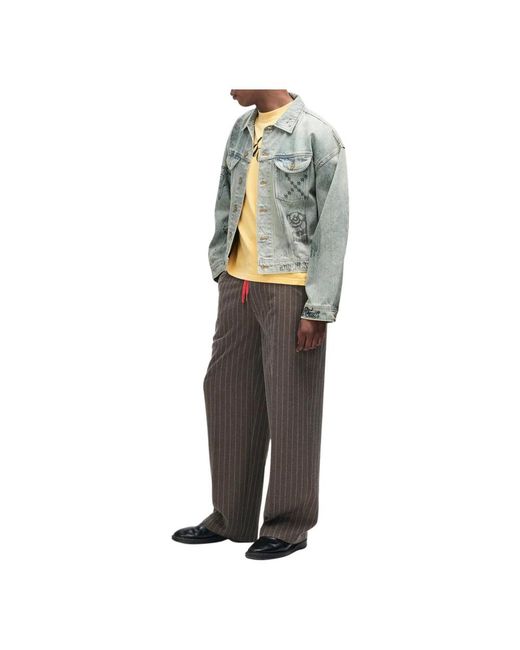 Deus Ex Machina Green Denim Jackets for men