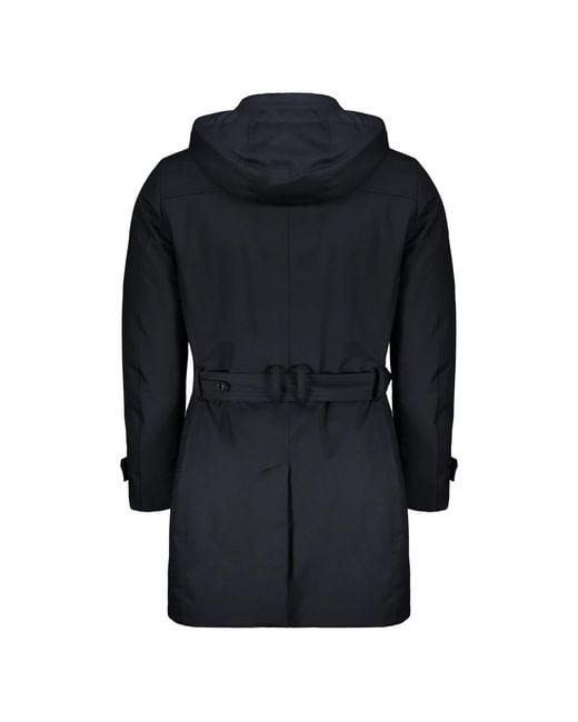 Moorer Blue Trench Coats for men