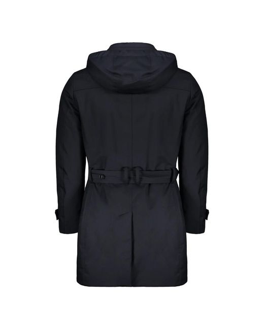 Moorer Waterproof Padded Jacket in het Blue voor heren