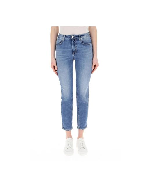 Pinko Blue Cropped Jeans