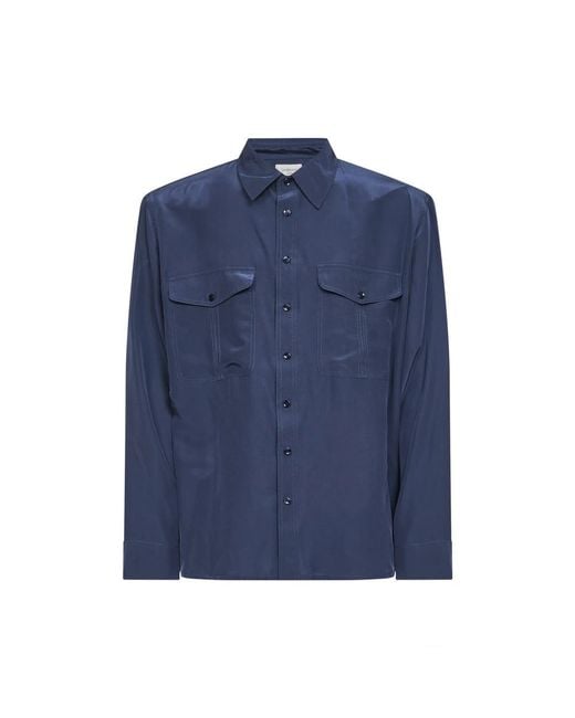Saint Laurent Blue Casual Shirts for men