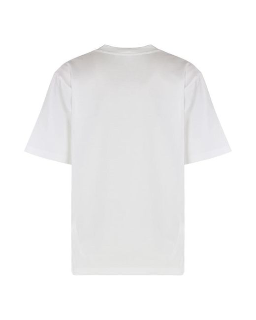 MM6 by Maison Margiela White T-Shirts