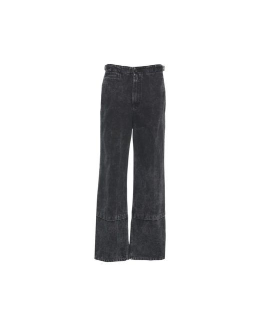 Lanvin Wide Jeans in het Gray voor heren