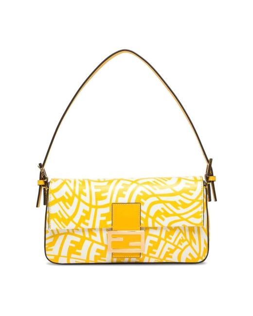 Fendi Handbags in Yellow | Lyst UK