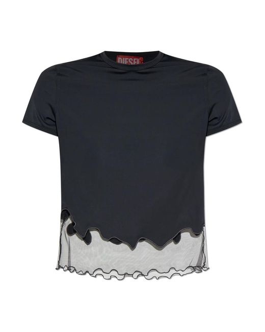DIESEL Black T-Shirts