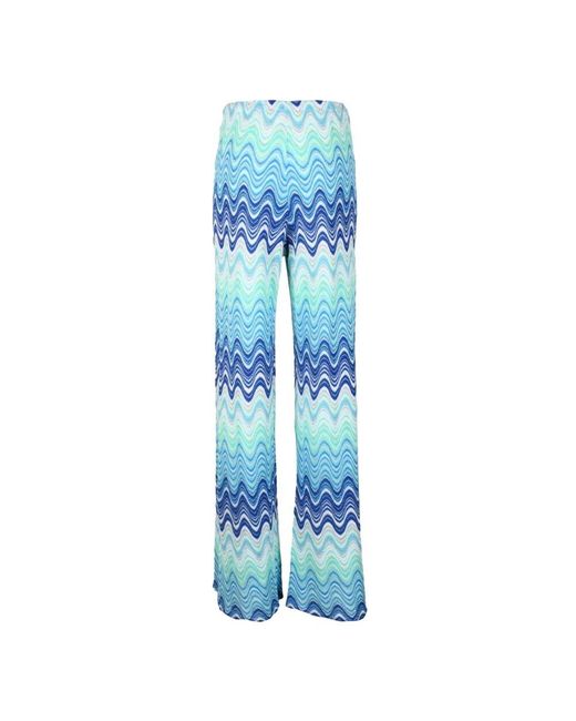 Mc2 Saint Barth Blue Lässige Baumwollmischungshose