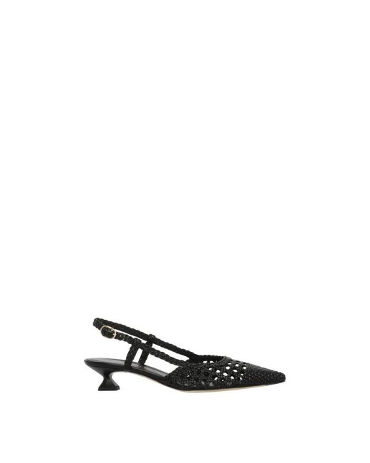 Julie Dee Black High Heel Sandalen