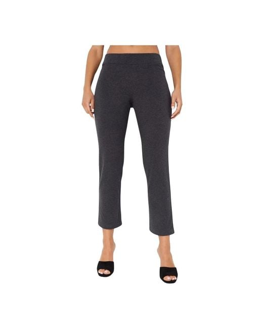 Norma Kamali Blue Cropped Trousers