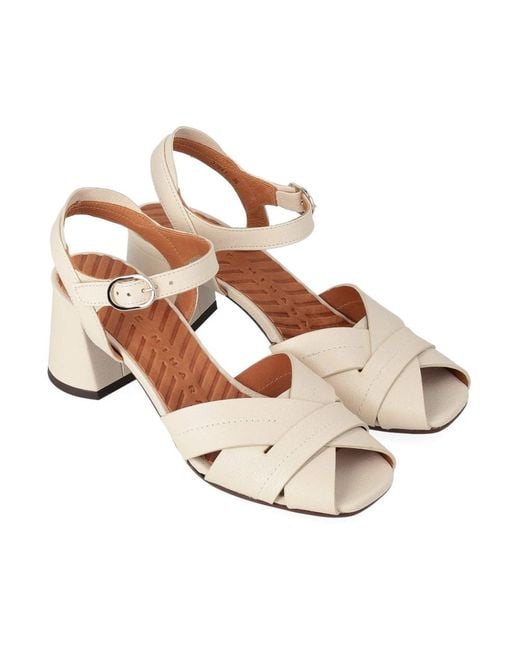 Chie Mihara Metallic High Heel Sandals
