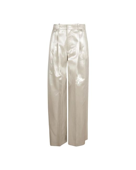 Chloé Wide Trousers in het Natural