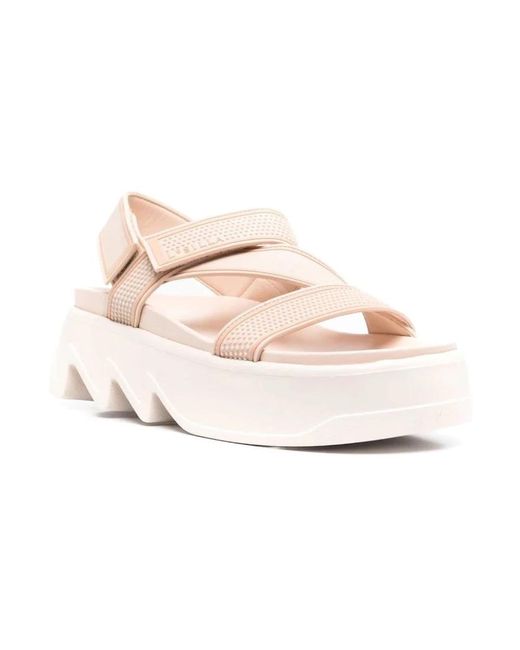 Le Silla Pink Flat Sandals