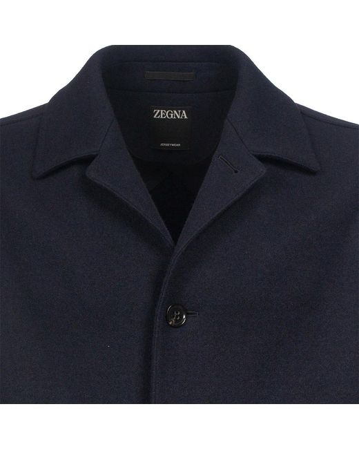 Zegna Blue Light Jackets for men