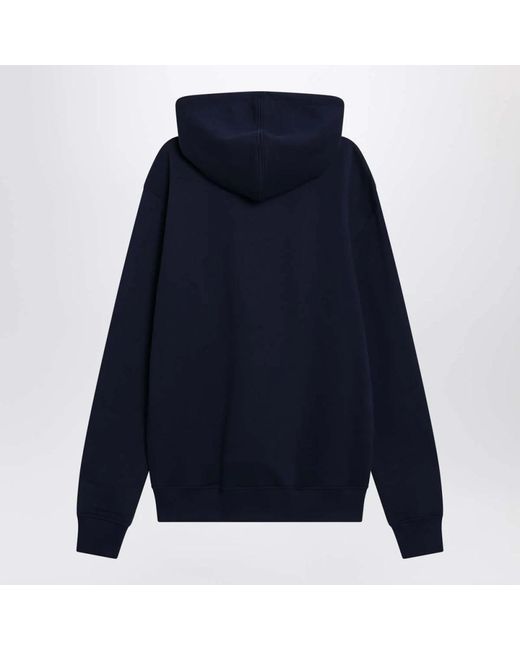 AMI Blue Hoodies for men