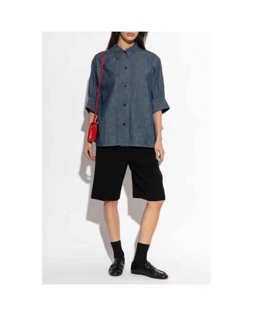 Jil Sander Blue Denim Shirts