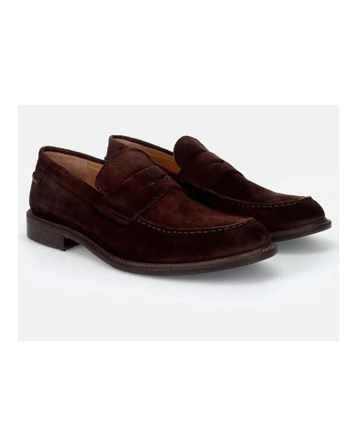Sangiorgio Brown Loafers for men