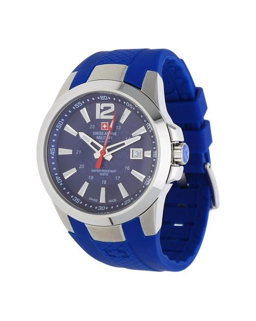 Swiss Alpine Military Blue Watches for men