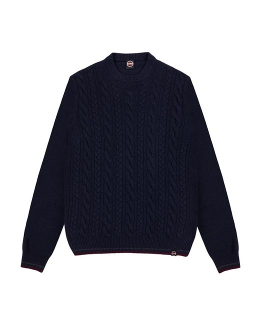 Colmar Blue Round-Neck Knitwear for men