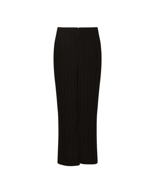 Giorgio Armani Black Wide Trousers