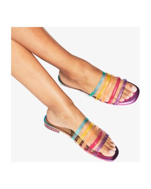 Kurt Geiger Pink Sliders