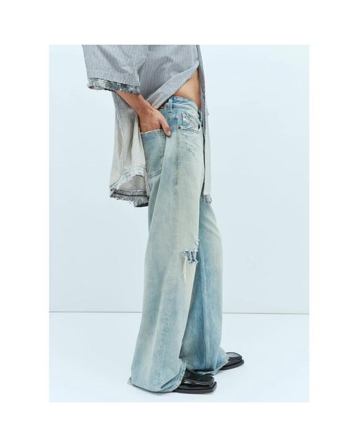 Jeans > wide jeans DIESEL pour homme en coloris Blue