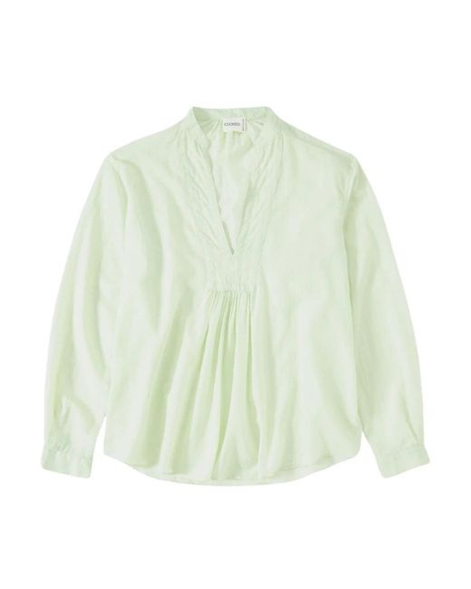Closed Green Blouses