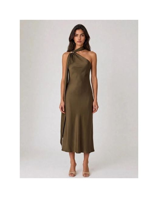 Max Mara Green Party Dresses