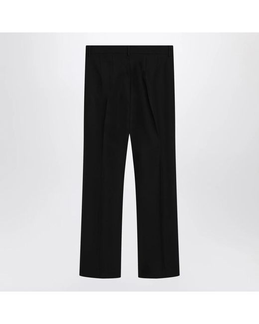 Max Mara Black Straight Trousers