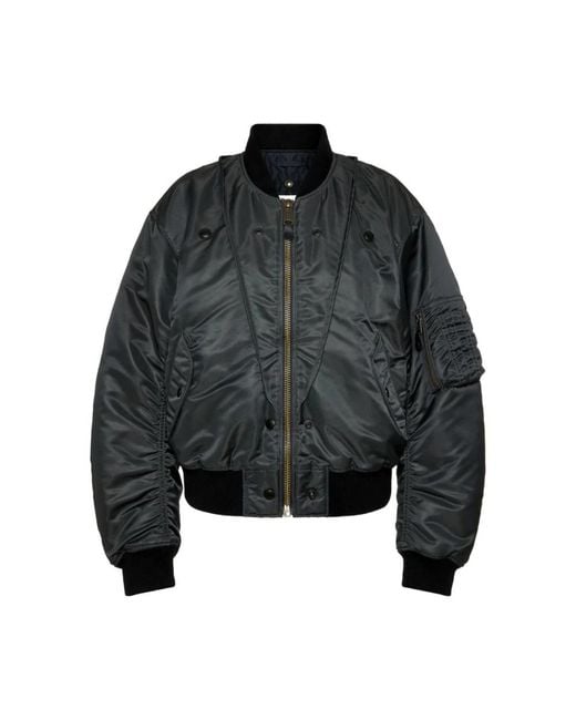 Maison Margiela Black Bomber Jackets
