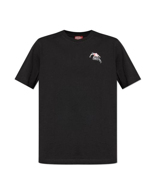 DIESEL Black T-Shirts for men