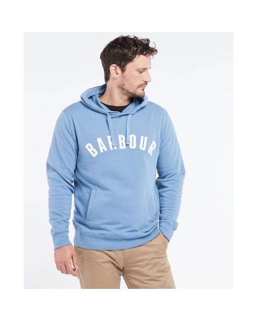 Barbour Blue Hoodies for men