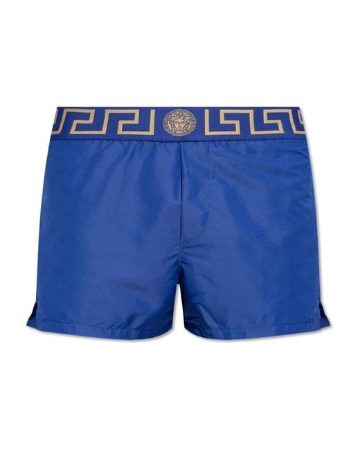 Versace Badmode ,Blauw ,Polyester Zwembroek in het Blue voor heren