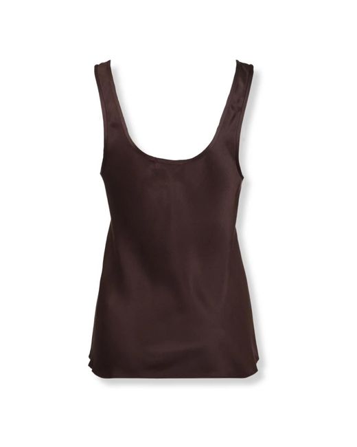 Anine Bing Brown Sleeveless Tops