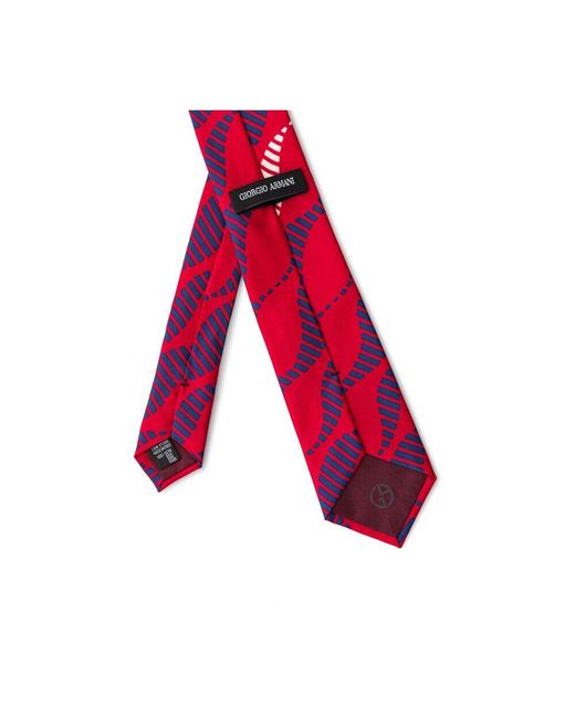 Ties di Giorgio Armani in Red da Uomo