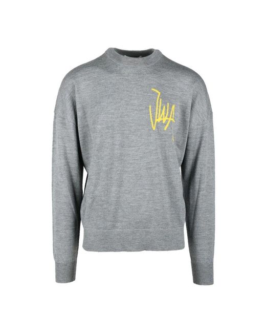 J.W. Anderson Wollstrickpullover in Gray für Herren