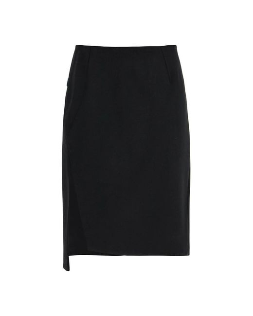 Short Skirts Versace de color Black