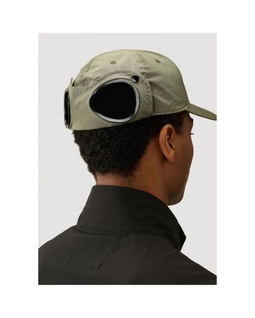 C P Company Green Hats & Caps