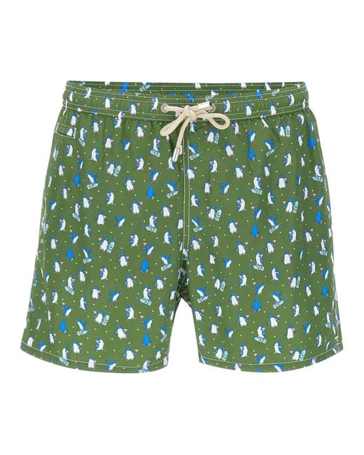 Mc2 Saint Barth Green Beachwear for men