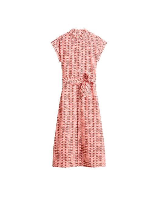 Woolrich Pink Shirt Dresses